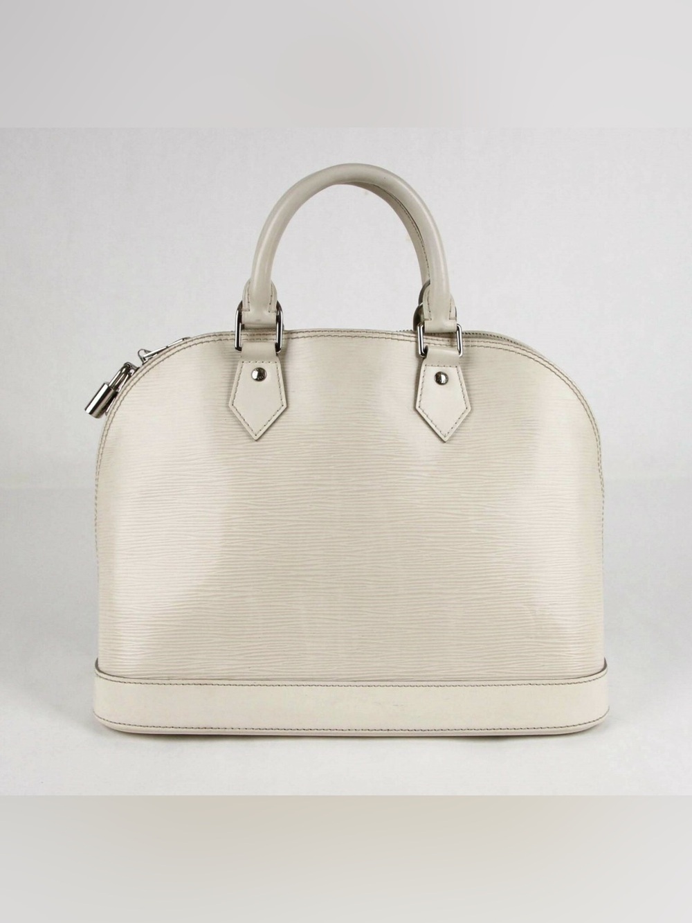 Louis Vuitton Ivory Leather Alma